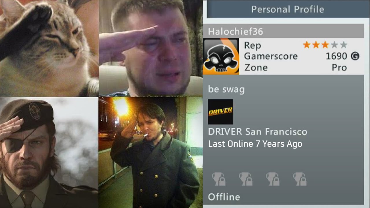 Xbox 360 profile, Last Online 7 Years Ago